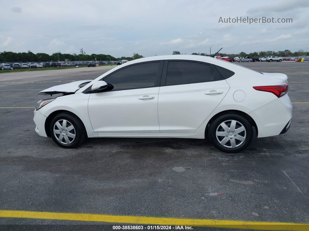 2021 Hyundai Accent Se White vin: 3KPC24A63ME131342