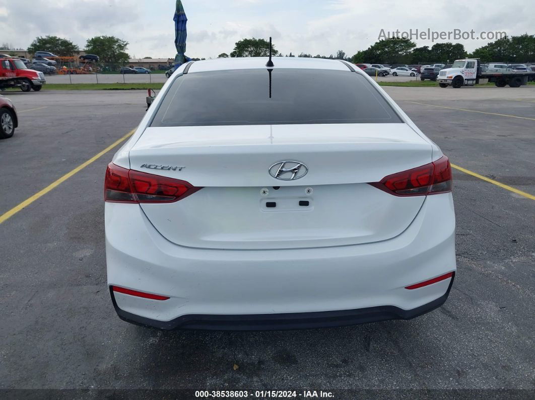 2021 Hyundai Accent Se White vin: 3KPC24A63ME131342