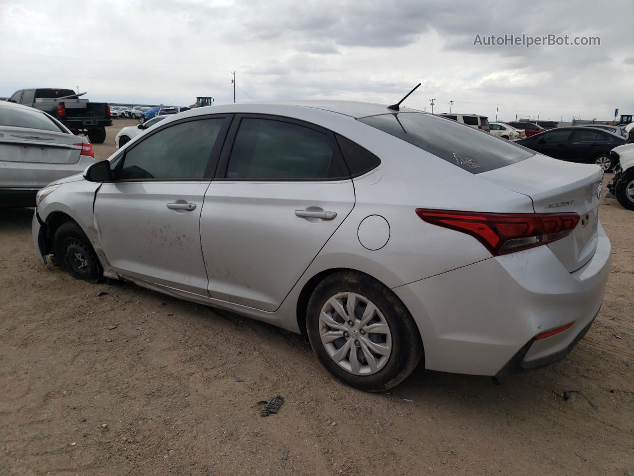 2021 Hyundai Accent Se Silver vin: 3KPC24A63ME131566