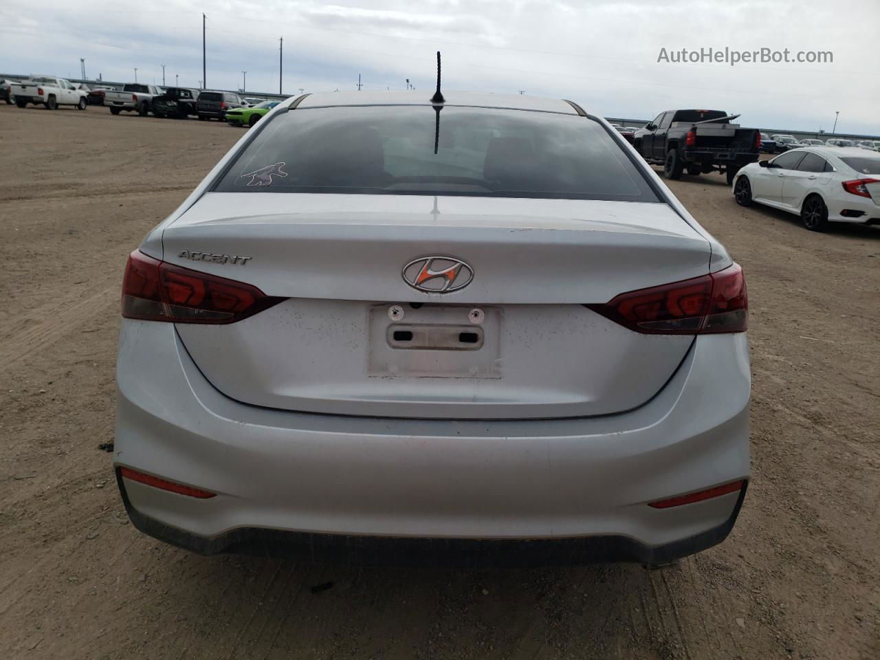 2021 Hyundai Accent Se Silver vin: 3KPC24A63ME131566