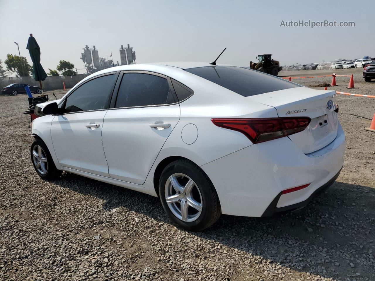 2021 Hyundai Accent Se Белый vin: 3KPC24A63ME132507