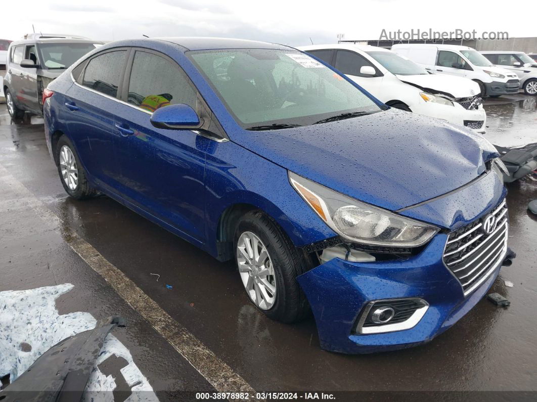 2021 Hyundai Accent Sel Синий vin: 3KPC24A63ME134922