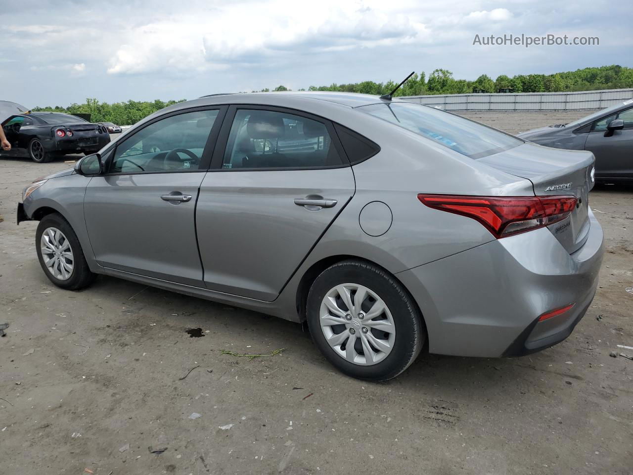 2021 Hyundai Accent Se Gray vin: 3KPC24A63ME139215