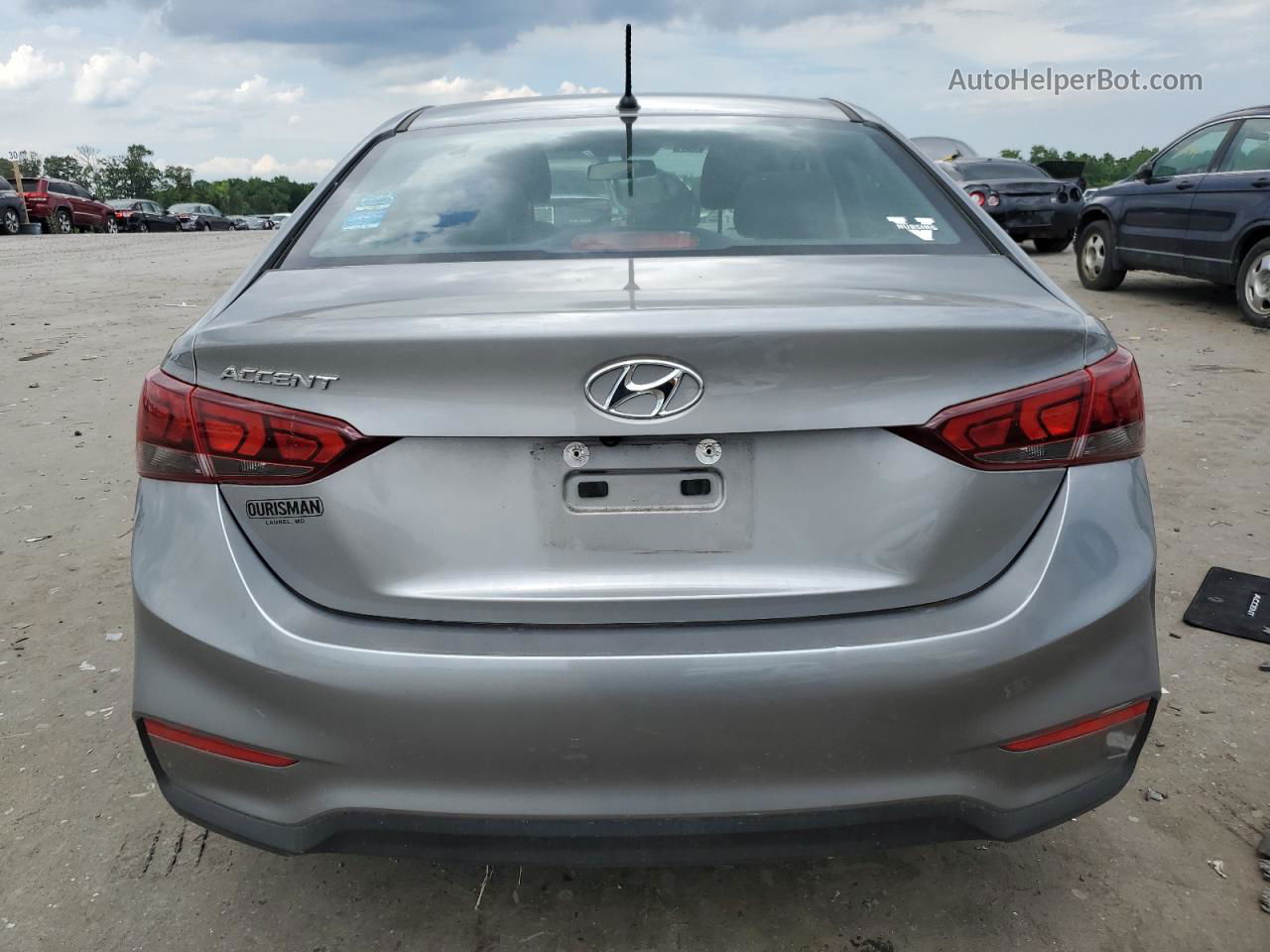 2021 Hyundai Accent Se Gray vin: 3KPC24A63ME139215