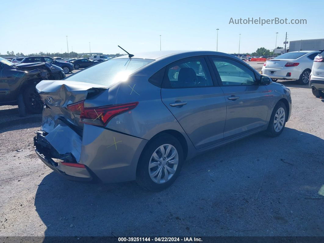 2021 Hyundai Accent Se Gray vin: 3KPC24A63ME144317