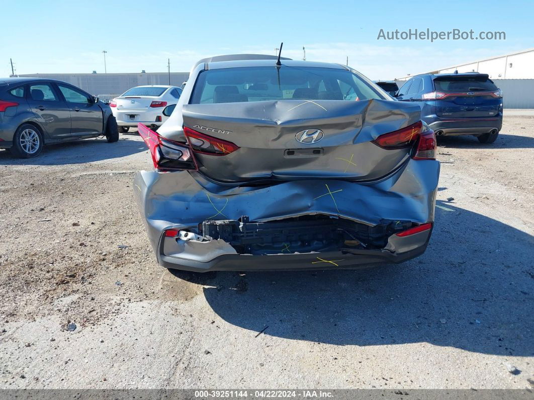 2021 Hyundai Accent Se Gray vin: 3KPC24A63ME144317