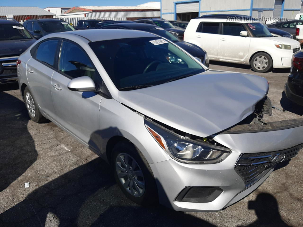 2021 Hyundai Accent Se Серебряный vin: 3KPC24A63ME144933