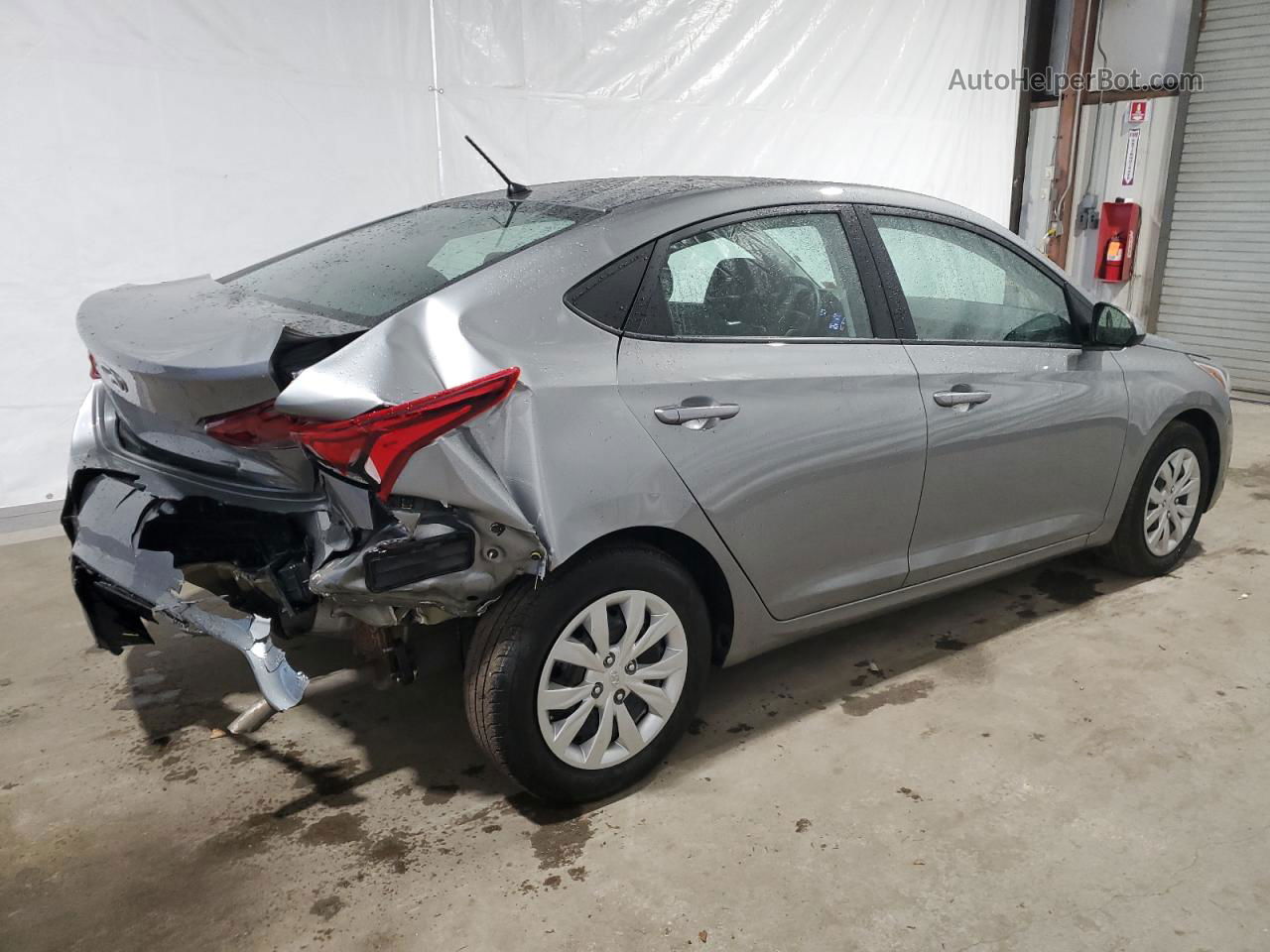 2021 Hyundai Accent Se Gray vin: 3KPC24A63ME149923