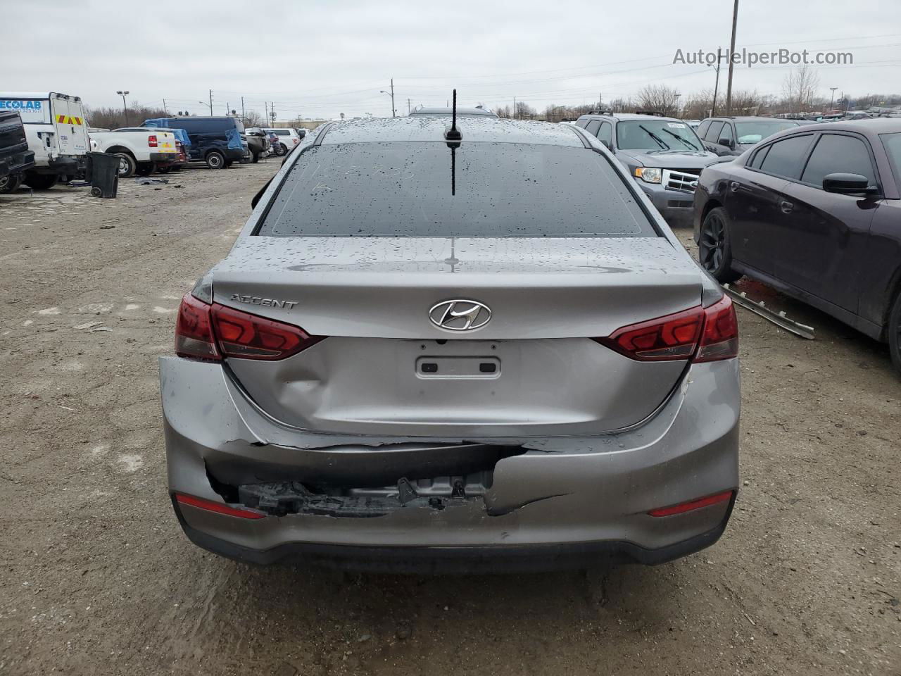 2021 Hyundai Accent Se Gray vin: 3KPC24A63ME152935