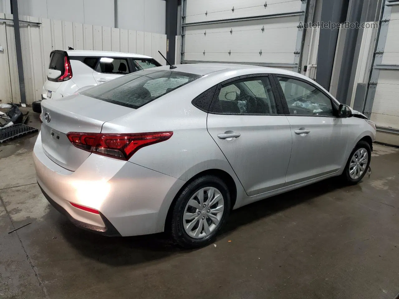 2021 Hyundai Accent Se Silver vin: 3KPC24A64ME129664