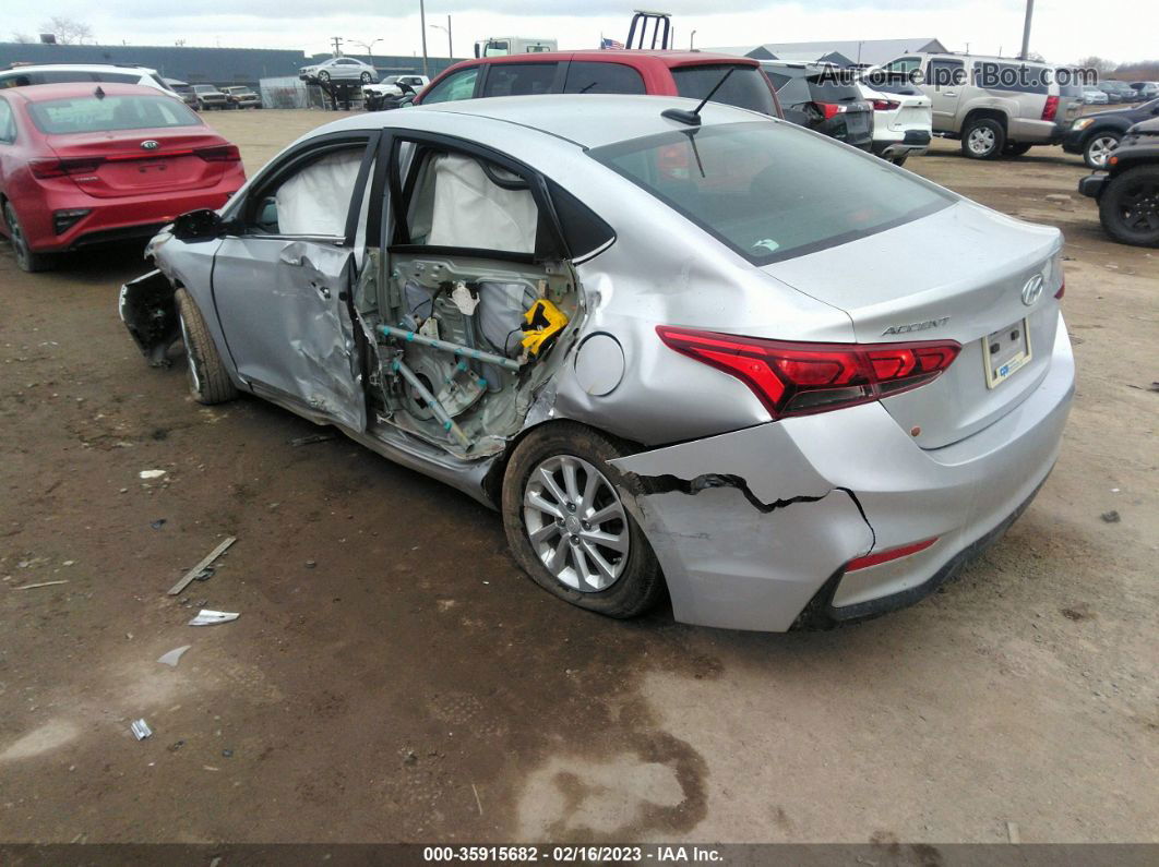 2021 Hyundai Accent Sel Silver vin: 3KPC24A64ME134296