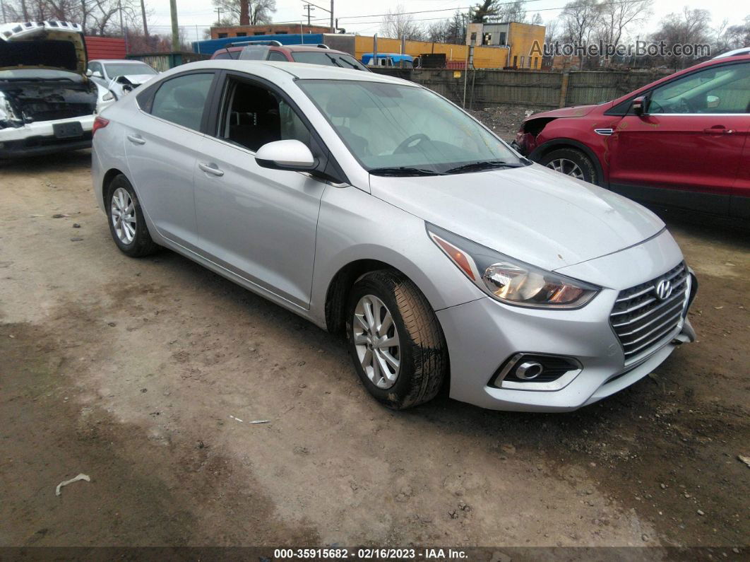 2021 Hyundai Accent Sel Silver vin: 3KPC24A64ME134296