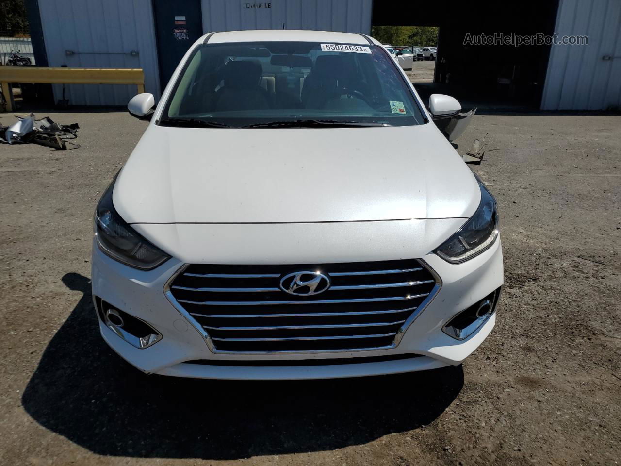 2021 Hyundai Accent Se White vin: 3KPC24A64ME134704