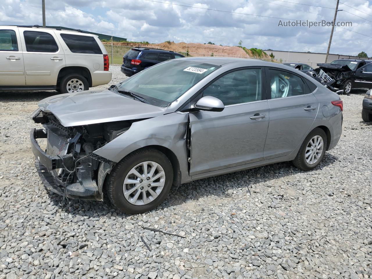 2021 Hyundai Accent Se Gray vin: 3KPC24A64ME135027