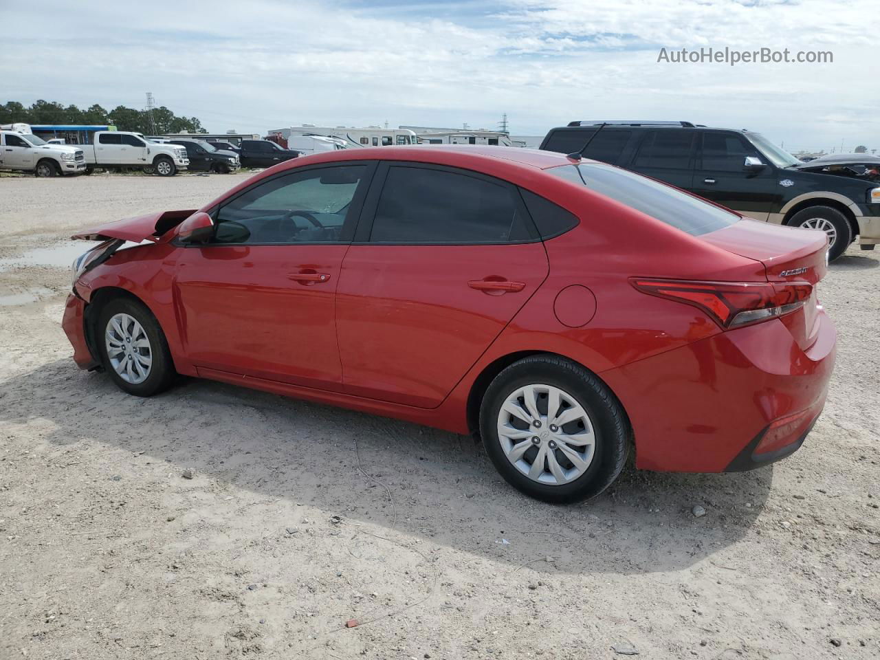 2021 Hyundai Accent Se Red vin: 3KPC24A64ME135142