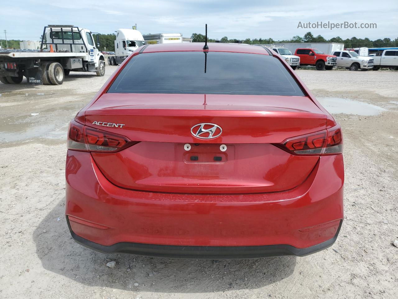 2021 Hyundai Accent Se Red vin: 3KPC24A64ME135142