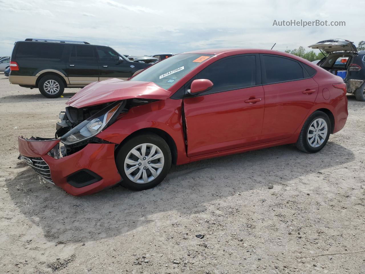 2021 Hyundai Accent Se Red vin: 3KPC24A64ME135142