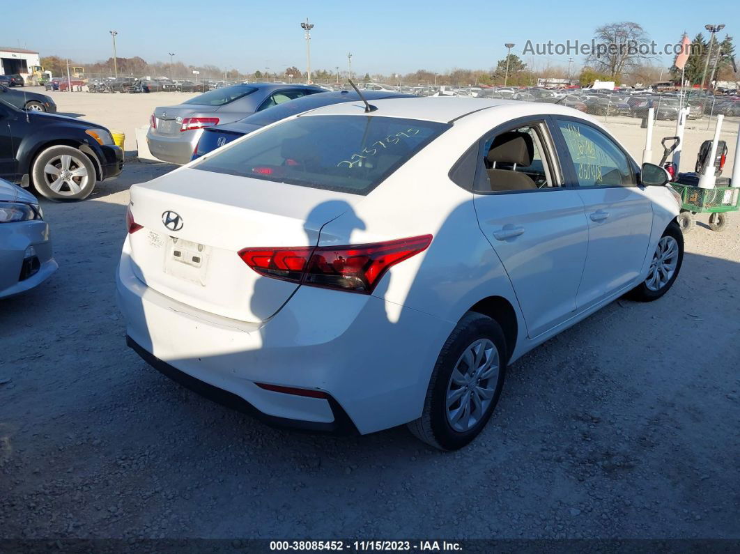 2021 Hyundai Accent Se White vin: 3KPC24A64ME136596