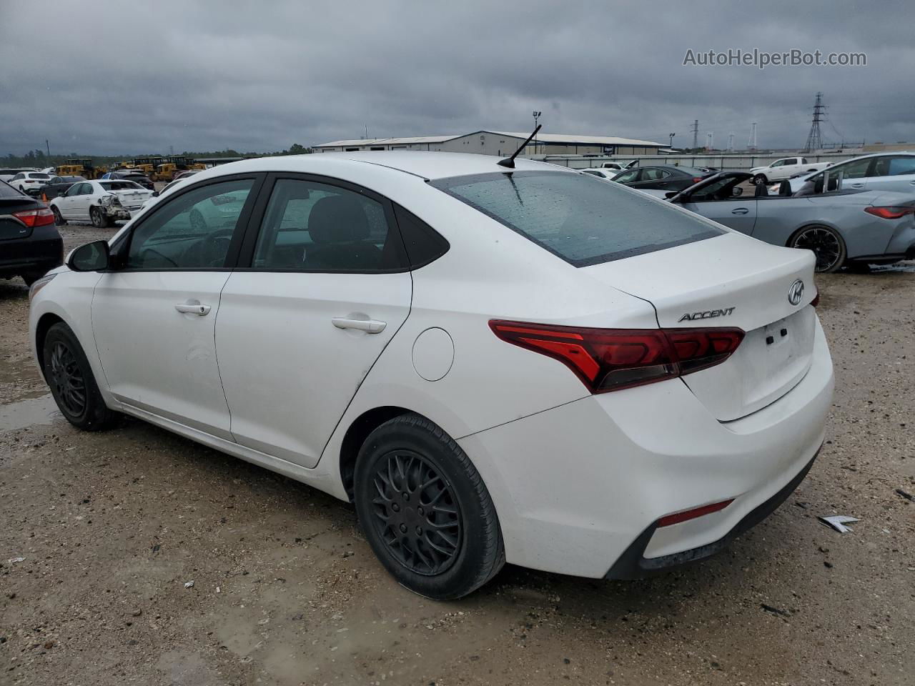 2021 Hyundai Accent Se White vin: 3KPC24A64ME136677