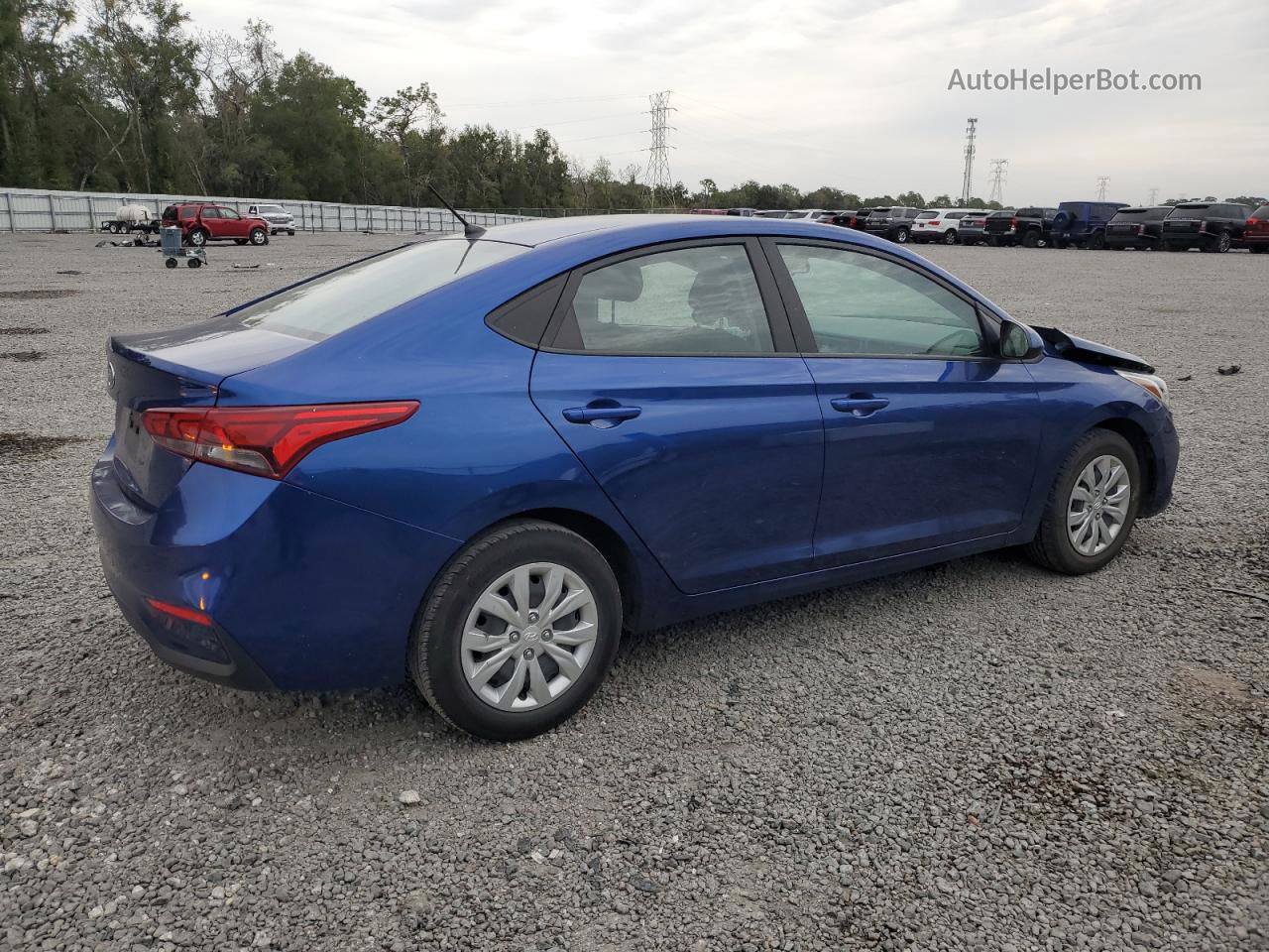 2021 Hyundai Accent Se Blue vin: 3KPC24A64ME137120