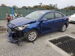 2021 Hyundai Accent Se Blue vin: 3KPC24A64ME137120