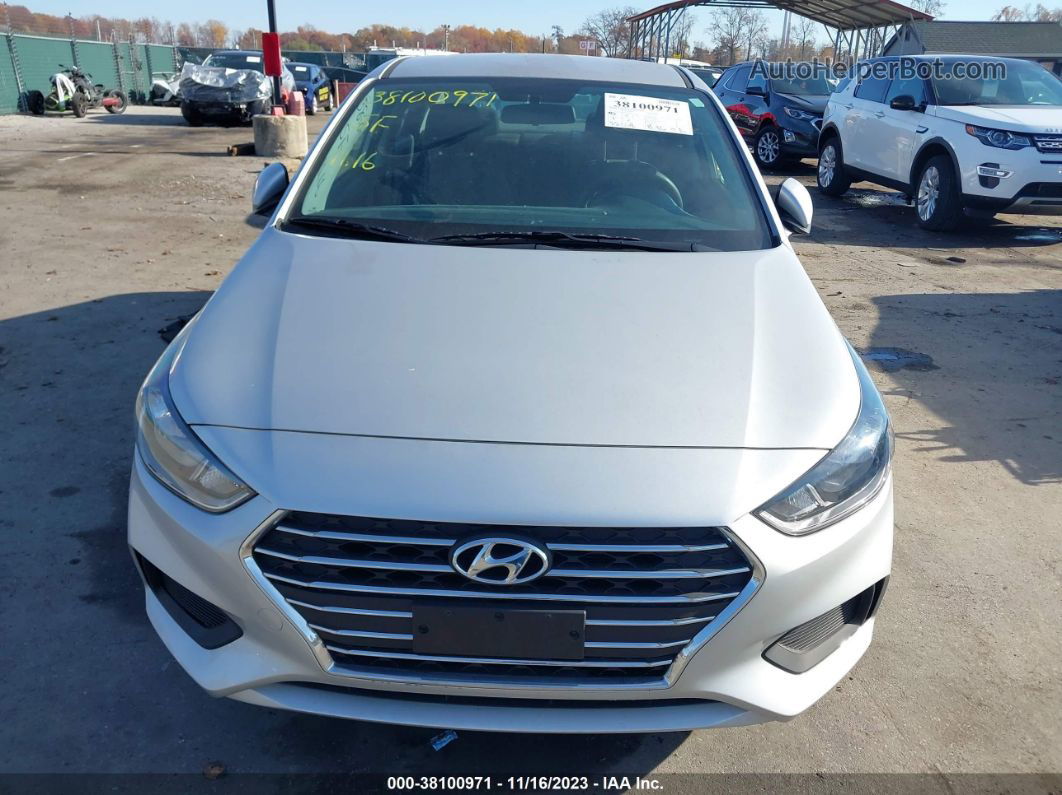 2021 Hyundai Accent Se Silver vin: 3KPC24A64ME141491