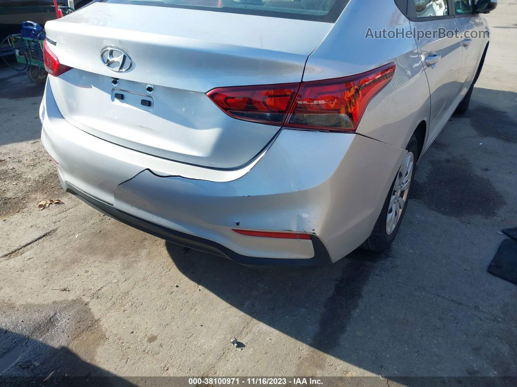 2021 Hyundai Accent Se Silver vin: 3KPC24A64ME141491