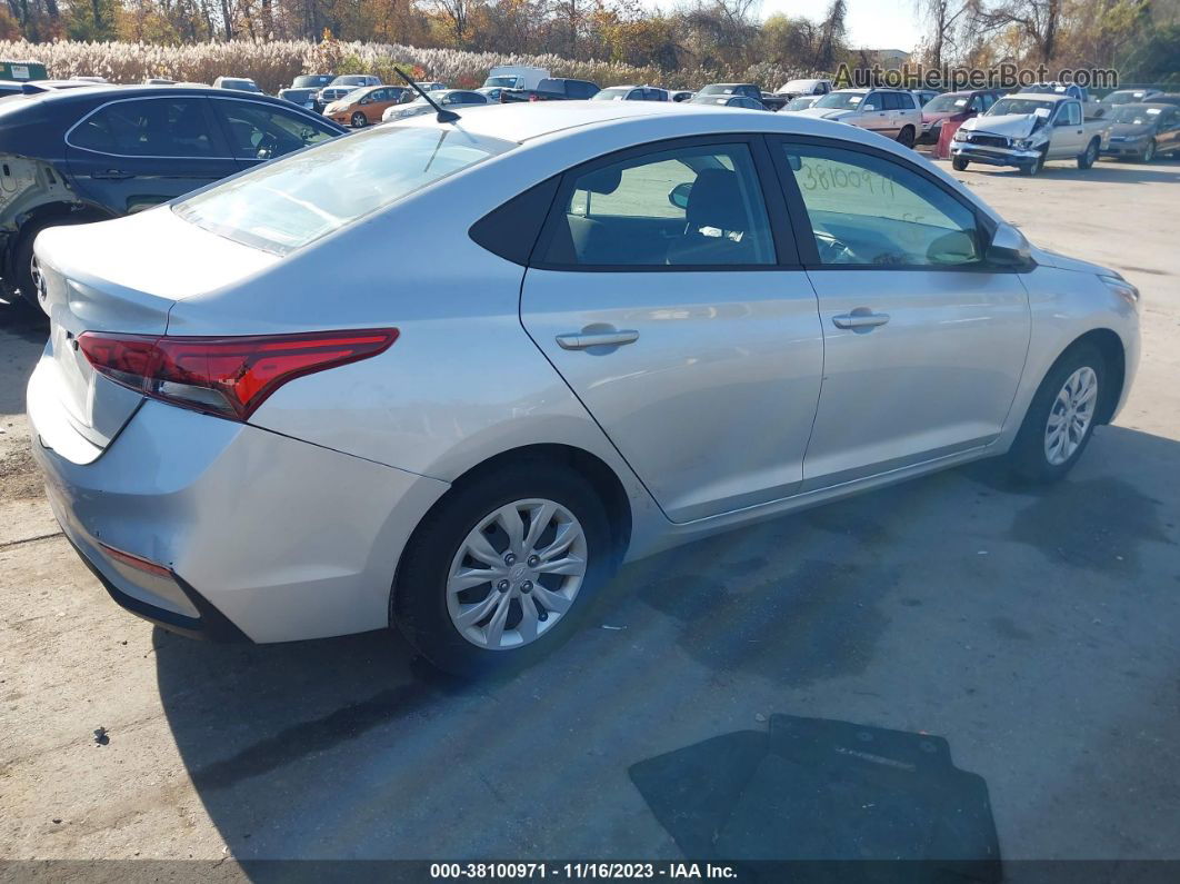 2021 Hyundai Accent Se Silver vin: 3KPC24A64ME141491