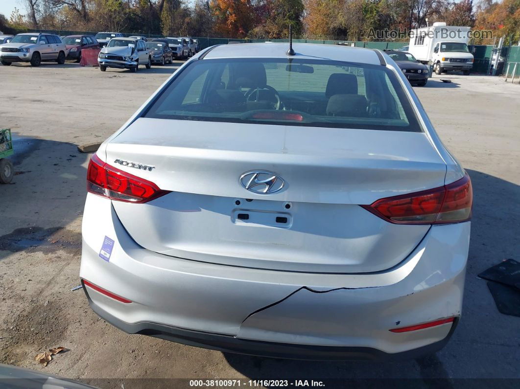 2021 Hyundai Accent Se Silver vin: 3KPC24A64ME141491