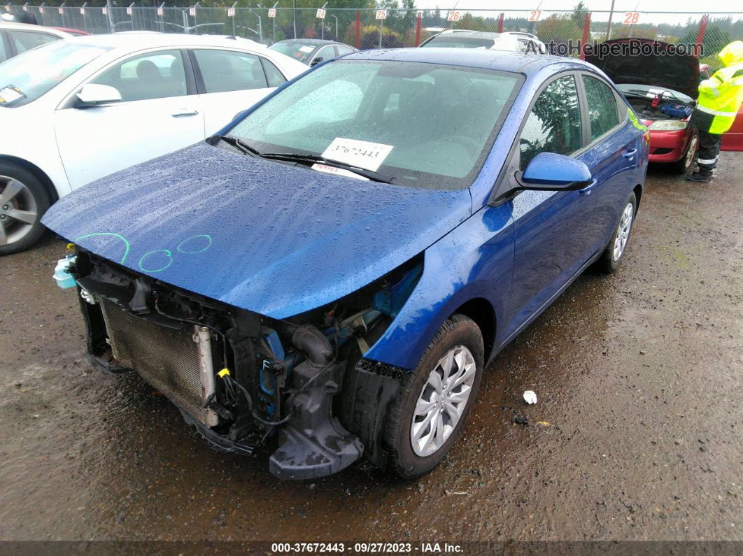 2021 Hyundai Accent Se Blue vin: 3KPC24A64ME144567