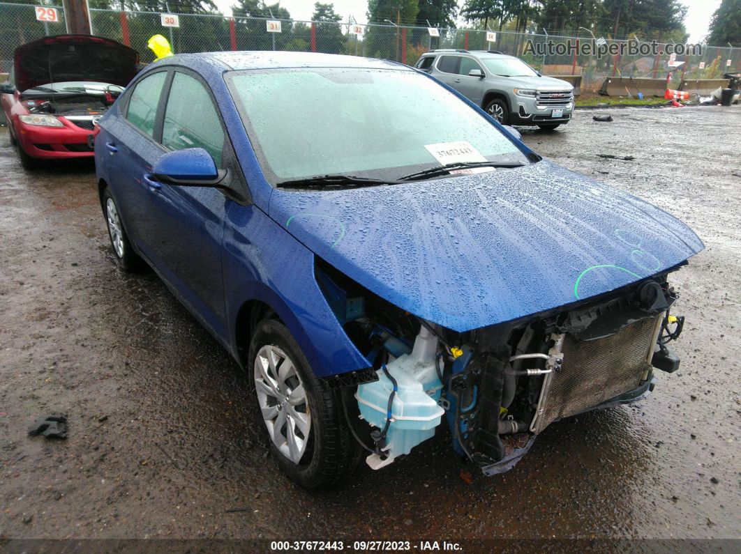 2021 Hyundai Accent Se Синий vin: 3KPC24A64ME144567