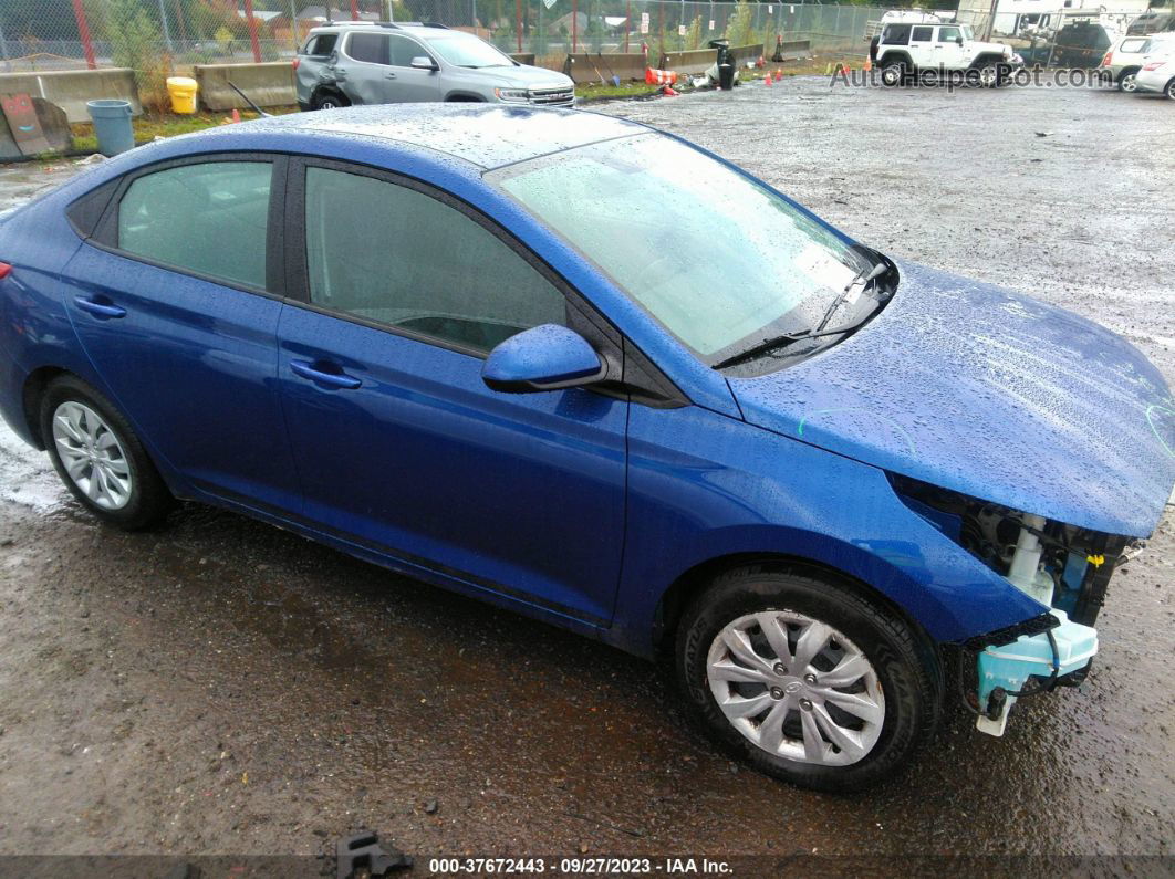 2021 Hyundai Accent Se Синий vin: 3KPC24A64ME144567