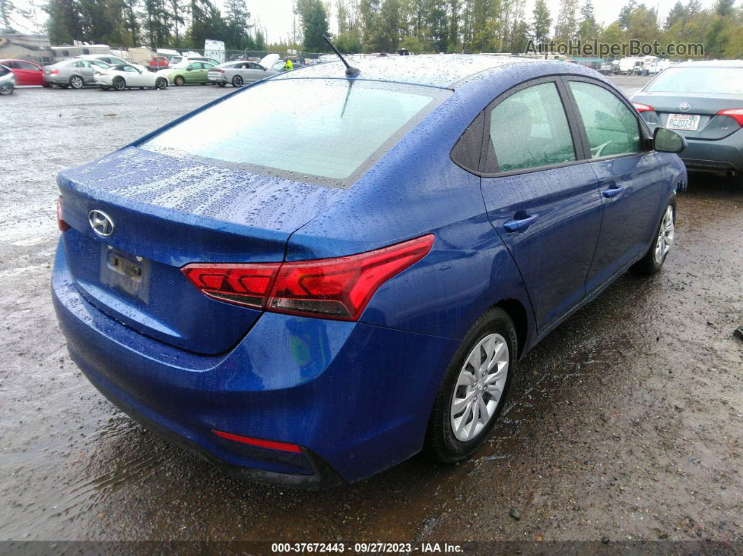 2021 Hyundai Accent Se Синий vin: 3KPC24A64ME144567