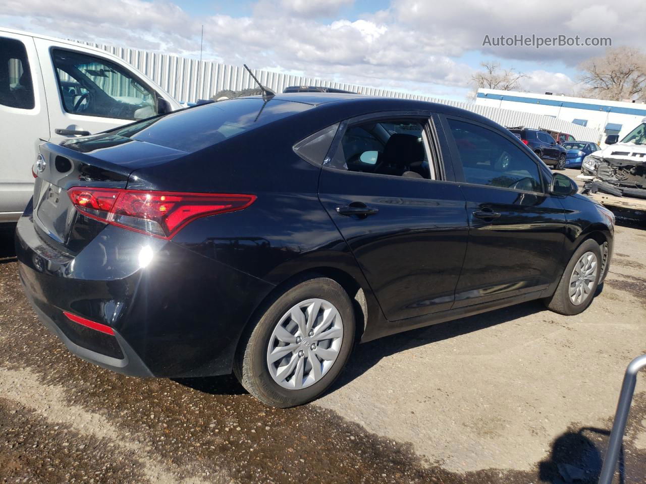 2021 Hyundai Accent Se Black vin: 3KPC24A64ME146545