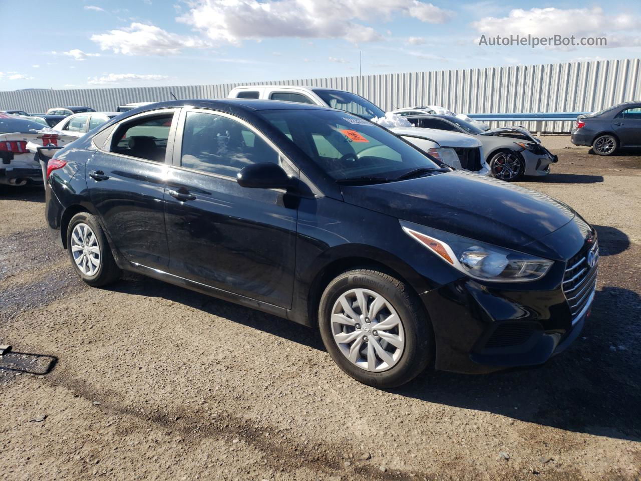 2021 Hyundai Accent Se Black vin: 3KPC24A64ME146545