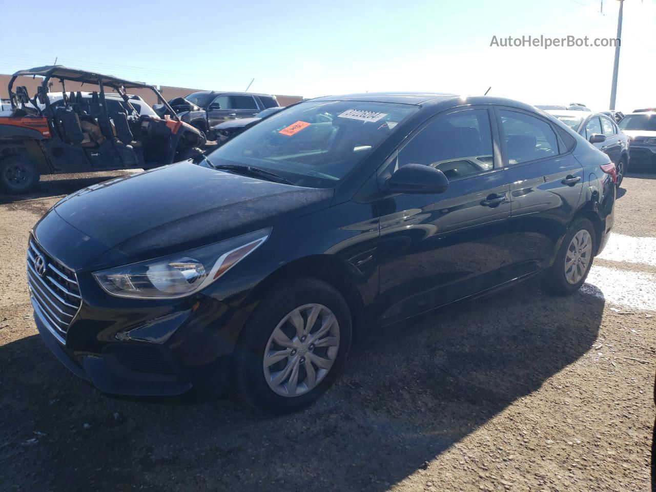 2021 Hyundai Accent Se Black vin: 3KPC24A64ME146545