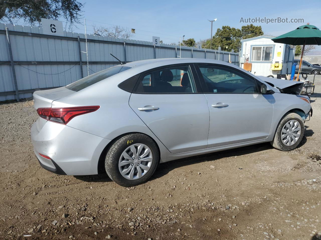 2021 Hyundai Accent Se Silver vin: 3KPC24A64ME147243