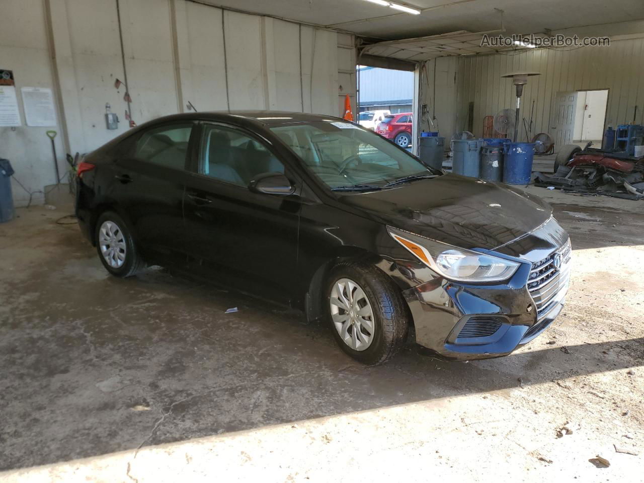 2021 Hyundai Accent Se Black vin: 3KPC24A64ME148151