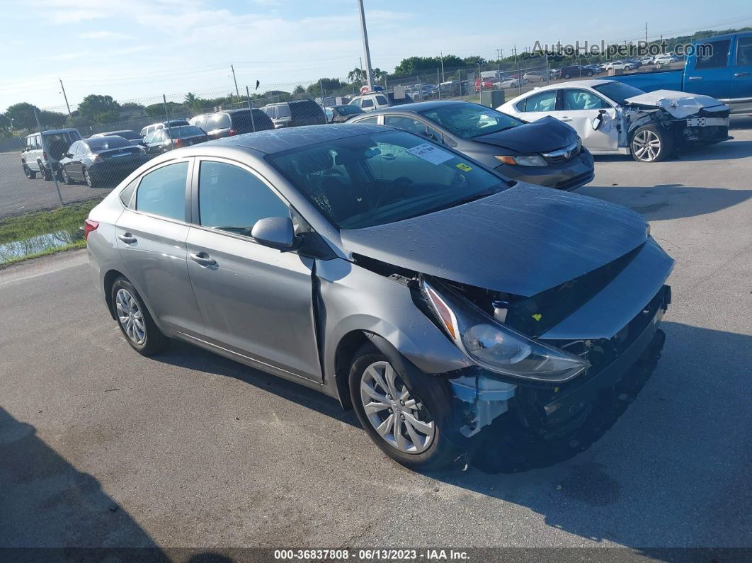 2021 Hyundai Accent Se Silver vin: 3KPC24A64ME148554