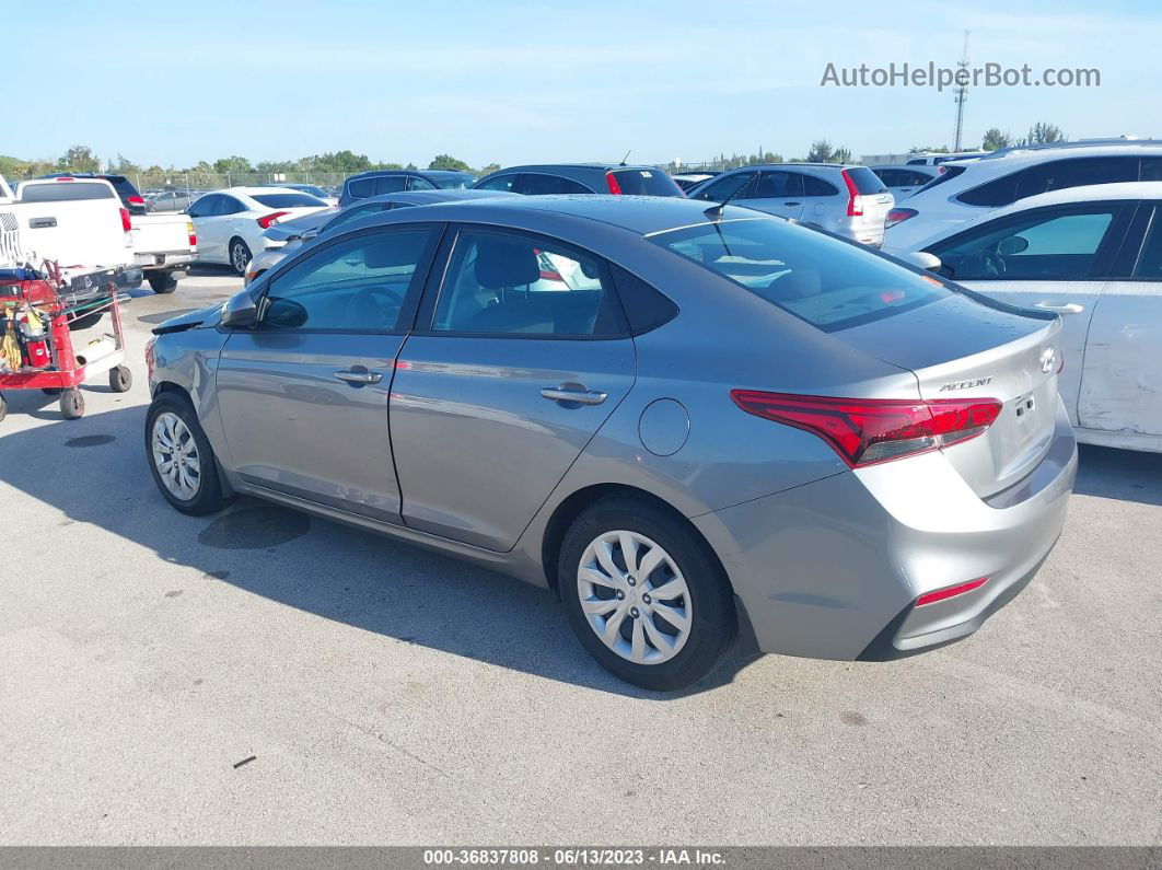 2021 Hyundai Accent Se Silver vin: 3KPC24A64ME148554