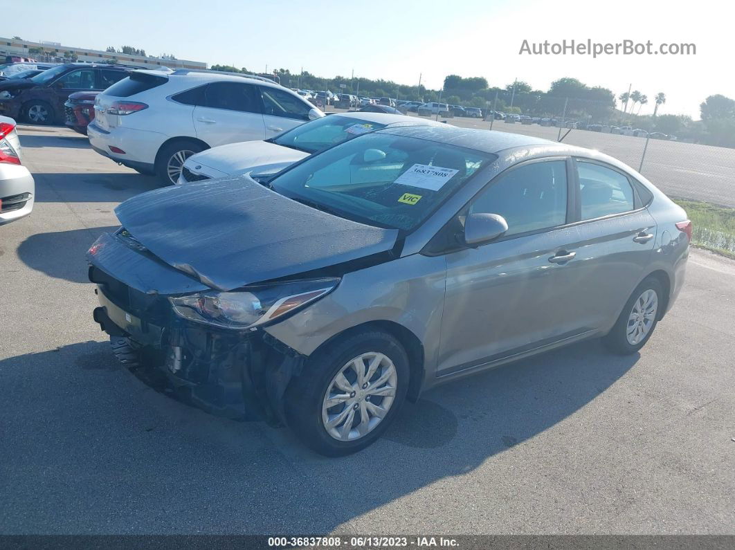 2021 Hyundai Accent Se Silver vin: 3KPC24A64ME148554