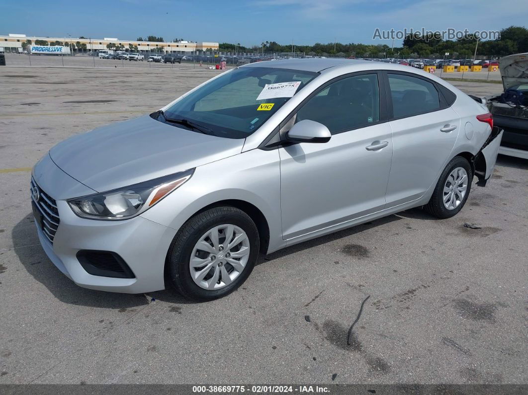 2021 Hyundai Accent Se Silver vin: 3KPC24A64ME149039