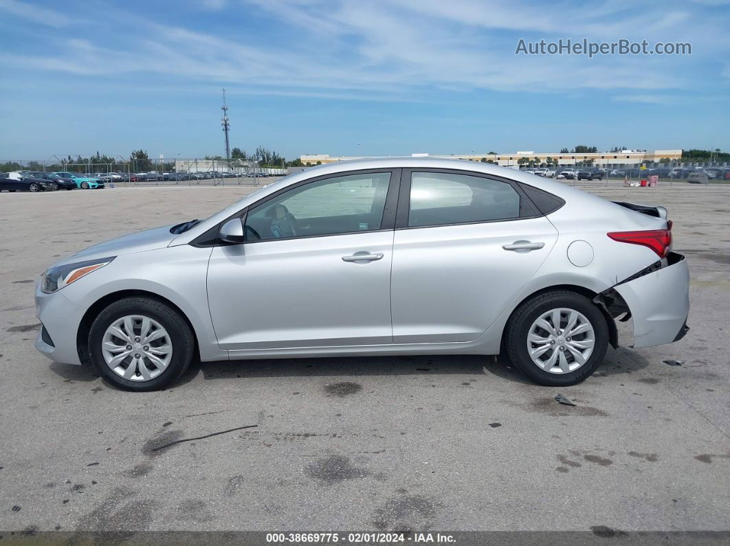 2021 Hyundai Accent Se Silver vin: 3KPC24A64ME149039