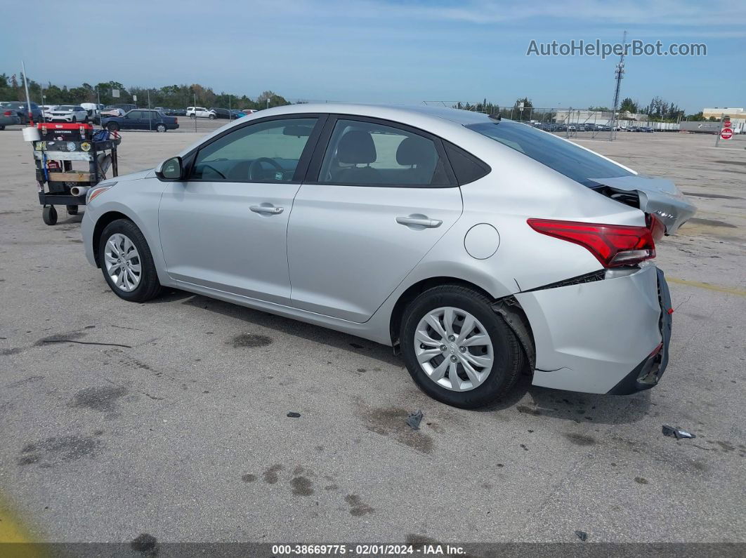 2021 Hyundai Accent Se Silver vin: 3KPC24A64ME149039