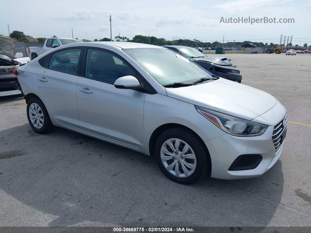 2021 Hyundai Accent Se Silver vin: 3KPC24A64ME149039