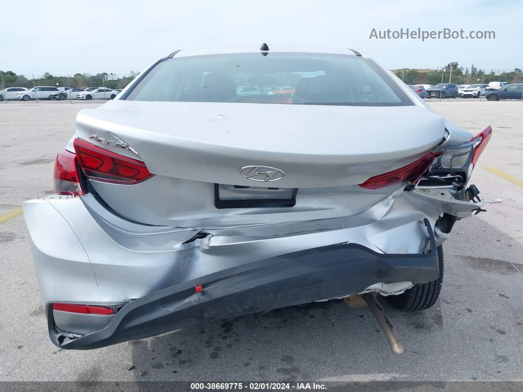 2021 Hyundai Accent Se Silver vin: 3KPC24A64ME149039