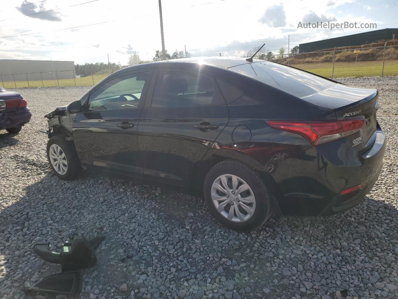 2021 Hyundai Accent Se Black vin: 3KPC24A64ME150692