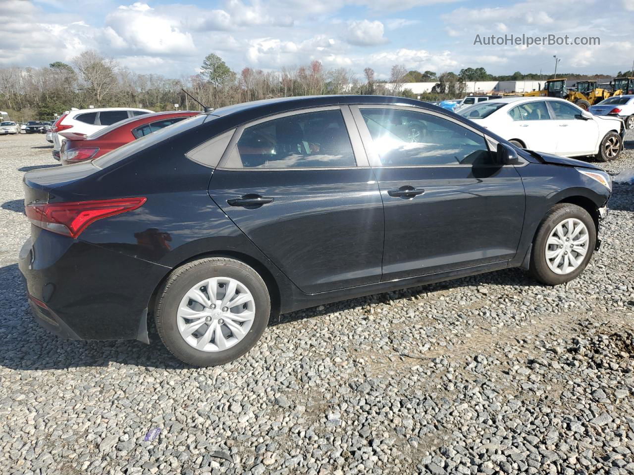 2021 Hyundai Accent Se Black vin: 3KPC24A64ME150692