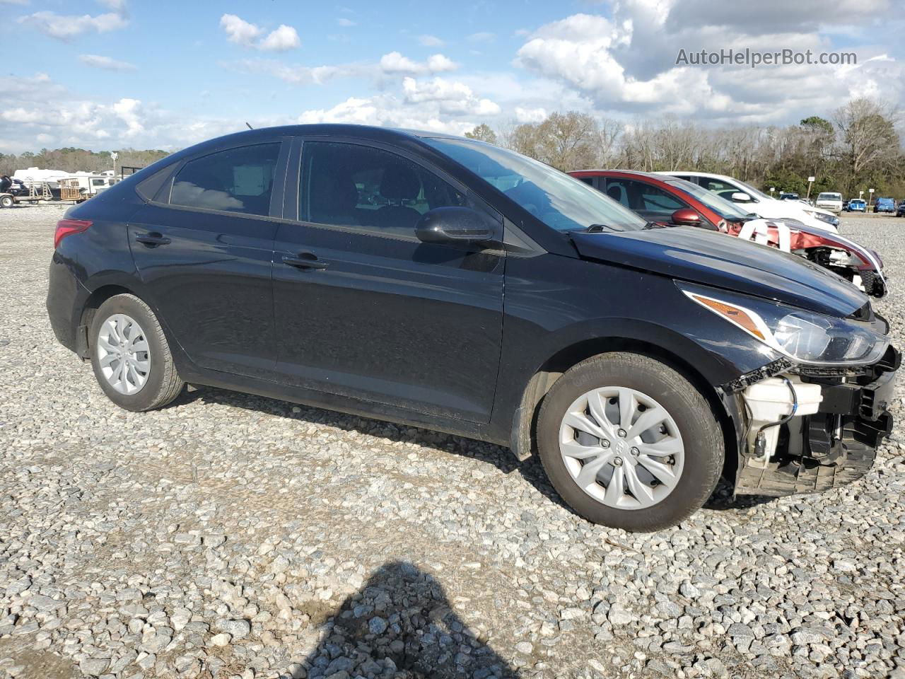 2021 Hyundai Accent Se Black vin: 3KPC24A64ME150692