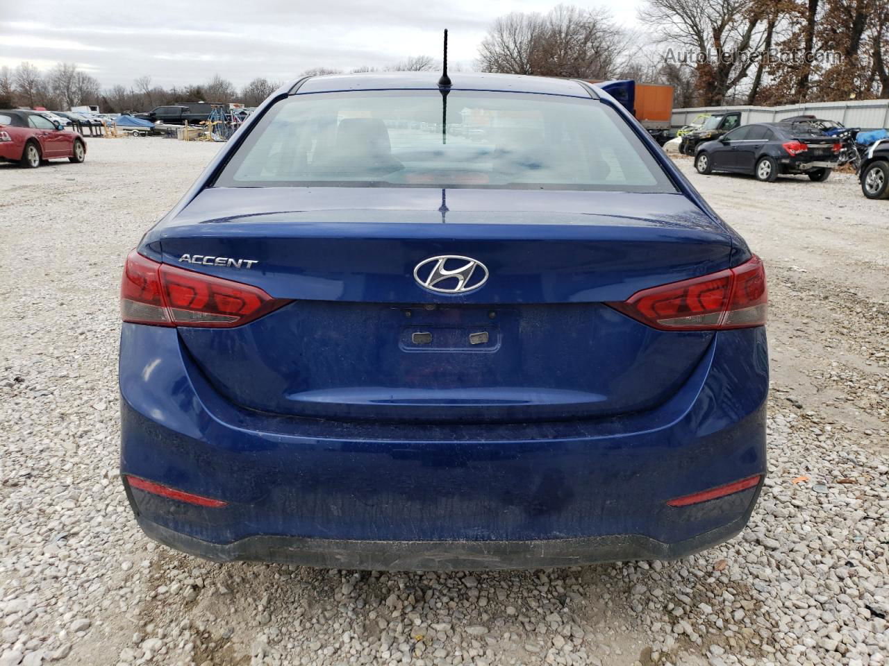 2021 Hyundai Accent Se Blue vin: 3KPC24A64ME150742